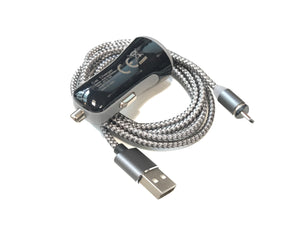 Car Charger with USB Cable